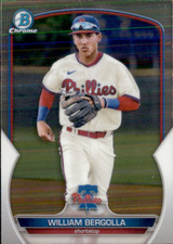 2023 BOWMAN CHROME PROSPECT  PHILADELPHIA PHILLIES - WILLIAM BERGOLLA #BCP-67