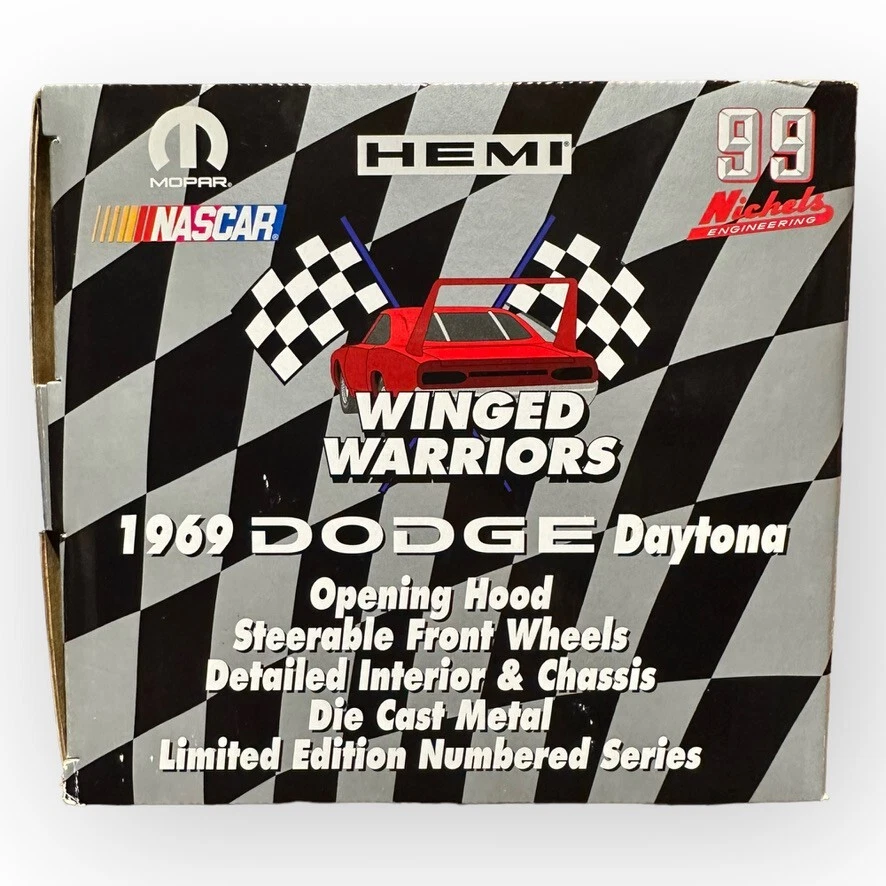 Dodge Daytona Charlie Glotzbach Dow 1969 Winged Warriors #99 1/18 RC2 Foto 4 de 4