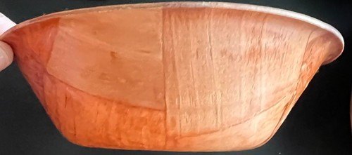 Wooden Woven Salad Bowl Woven Wood Snack Bowls 6 inch Set Of 6 - Picture 2 of 8