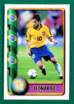 1998 Navarrete France World Cup FIFA Ax Sticker #100 LEONARDO