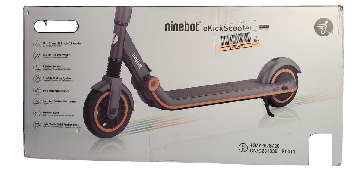 SEGWAY NINEBOT ZING E12 ELECTRIC KICK SCOOTER | eBay