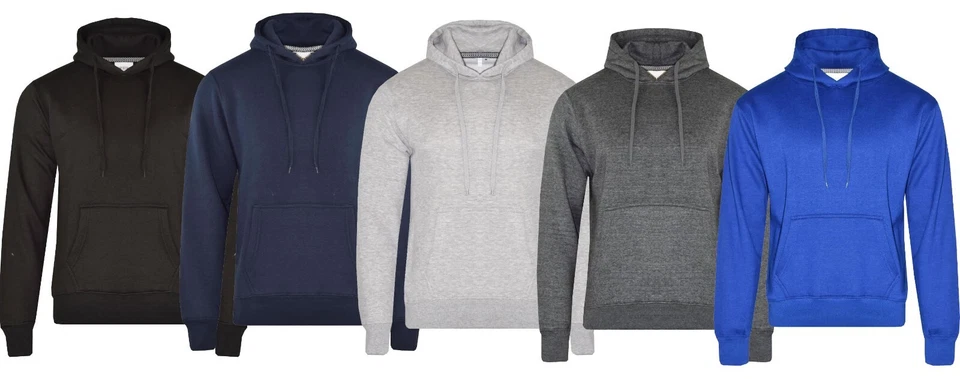  Herren Pullover Hoodie Kapuzenpullover Fleece Top Einfach Kapuzenpullover S - 5XL - Bild 2 von 3