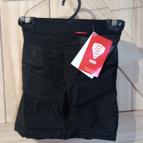 RED Brand Protective Youth Base Layer Padded Black Biking Shorts Size Small NOS - Picture 2 of 10