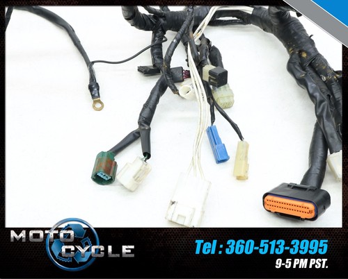 2011 YAMAHA FZ6 FZ6R FZ600 FZ 600 6 WIRING HARNESS LOOM CABLING 10 11 12 13 Y8 - Picture 4 of 7