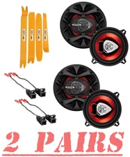 Boss Audio Front Door-Rear Overhead 5.25" speakers for 1997-2001 Jeep Cherokee