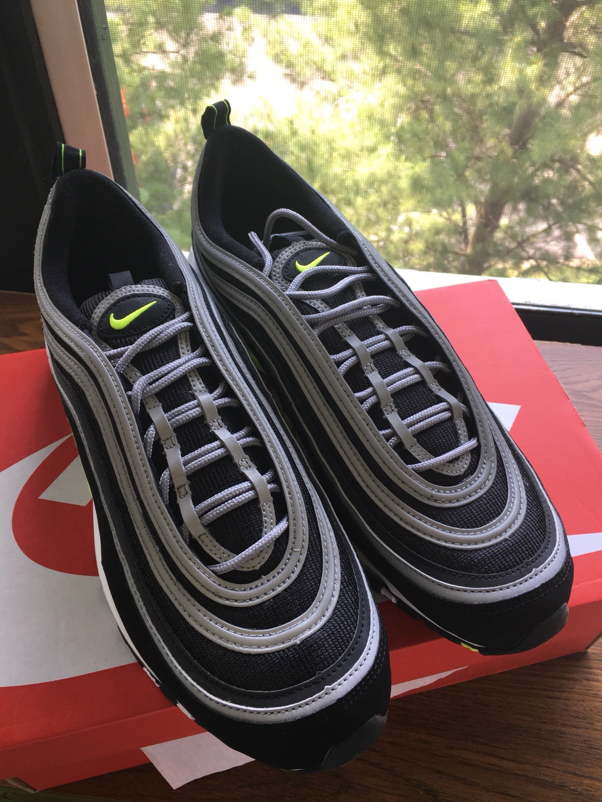2017 nike air max 97 giappone og nero volt argento metallico sz 13 (4727) 921826-004 2017 nike air max 97 giappone og nero volt argento metallico sz 13 (4727) 921826-004