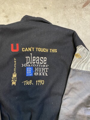 Vintage MC Hammer Tour Jacket L 1990