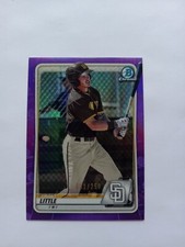 2020 Bowman Chrome Prospects Purple Refractor Grant Little #D 001/250  FIRST ONE