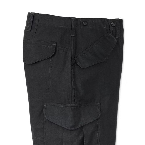 Filson Field Cargo Pants 20233133 Black Drawcord Cuff Retro Vintage WWII Era CC - Picture 6 of 7