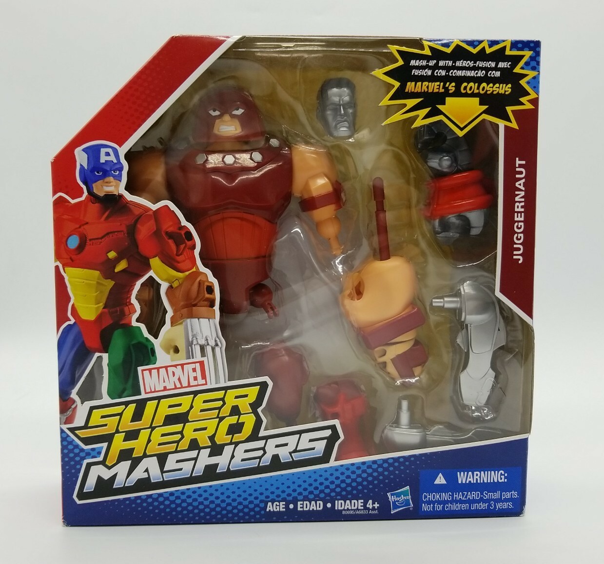 Marvel Avengers Super Hero Mashers Juggernaut & Colossus Mash Up Brand New NIB