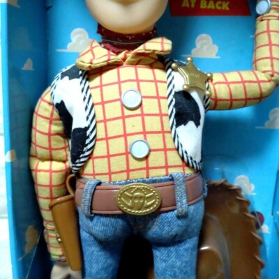 Disney Toy Story PULL-STRING TALKING WOODY Official Figure PIXAR