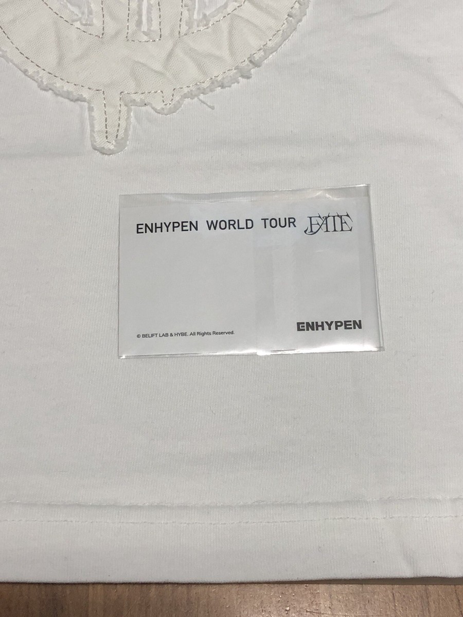 ENHYPEN World Tour Fate Merch S/S Crop Top T-shirt Size
