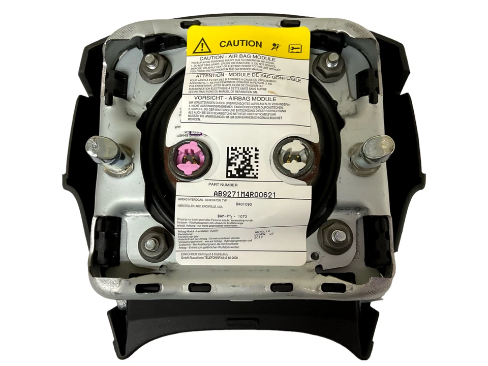 Chevy Trailblazer 2005 2006 2007 2008 2009 airbag rueda conductor negro 23349271 Foto 2 de 3