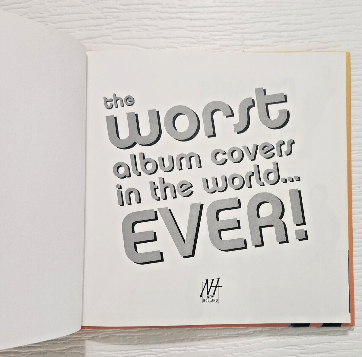 Worst Album Covers in World Ever by Nick DiFonzo - Hardcover MINT