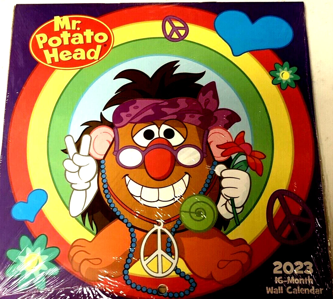 new-mr-potato-head-2023-wall-calendar-16-month-10-x-20-poster-wall-decoration-ebay
