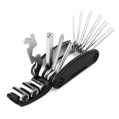 Deco Gear 16-in-1 Multi-Function Bike Mechanic Repair Tool Kit for Bicycle/Cycli