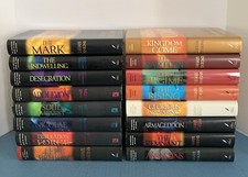 Lot of 16  HC Books  LEFT BEHIND Series  Tim LaHaye  Jerry Jenkins  Signed