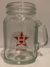 Houston Astros Boelter MLB Mason Jar Series 4oz Shot Glass FREE SHIP!!