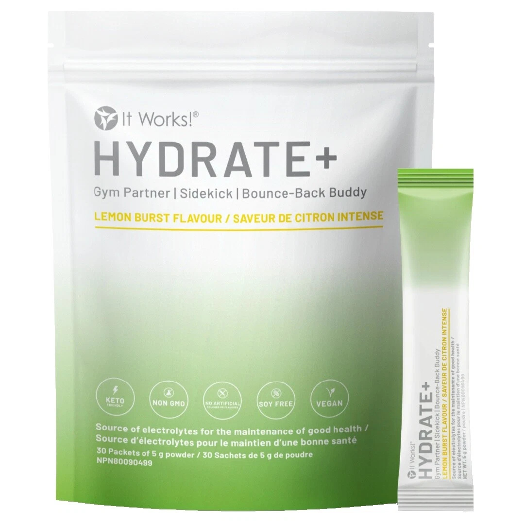 Resistencia It Works! y barritas energéticas, bebidas y pastillas