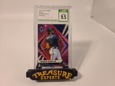 2021 Chronicles Phoenix #8 Ronald Acuna Jr Pink Pulsar CSG 9.5 Gem Mint