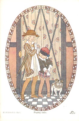 ZAHLENDE ANRUFE KLEINE LEUTE - WILLEBEEK LE MAIR - AUGENER POSTKARTE