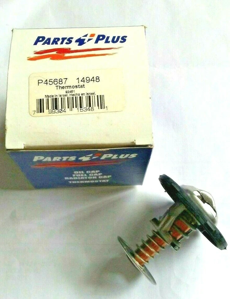 Termostato líquido de arrefecimento do motor com junta OEM Temp 187F PARTS PLUS/Motorad P 45687 - Imagem 3 de 4