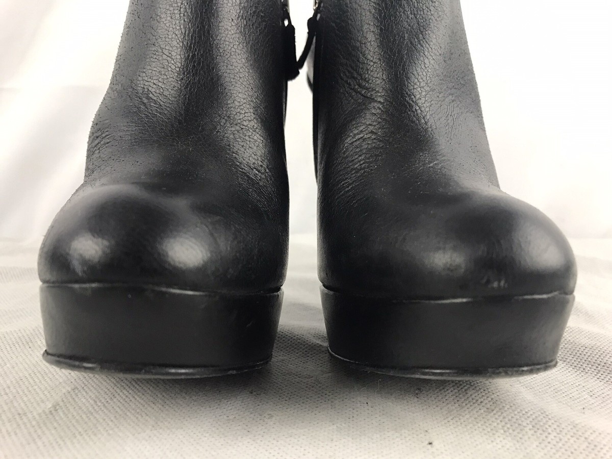 靴 LANVIN 2010 ARCHIVE LEATHER BOOTS BLACK LANVIN 2010 ARCHIVE LEATHER BOOTS BLACK