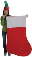 Beistle 1-pack Jumbo Stocking, 4-feet 6-inch, New, Free Shipping on sale Beistle 1-pack Jumbo Stocking, 4-feet 6-inch, New, Free Shipping on sale