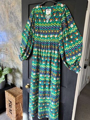 joanie green dress Joanie Green Glorie Floral Midi Dress UK 20