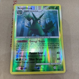 Sceptile 10/100 D&P Stormfront Pokemon Card Reverse Holo Foil Rare LP