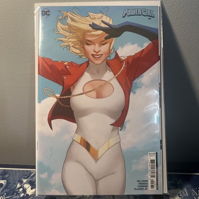  POWER GIRL #8 COVER C W SCOTT FORBES CARD STOCK VARIANT (HOUSE OF BRAINIAC)