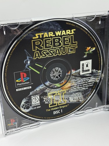 Star Wars Rebel Assault II (Sony PlayStation, 1995) CIB Complete w/ Manual LOOK! - Picture 8 of 9