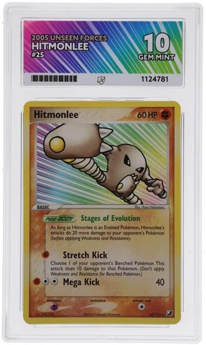 Hitmonlee 25/115 Ace 10 Unseen Forces Pokemon Card Game