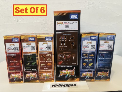 Transformers Wild King WKB-03 04 06 08 09 + WKS-03 Set of 6 Takara Tomy JP New - Picture 3 of 19