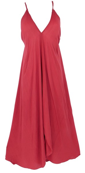 Boho Sommerkleid, Magic Dress, Strandkleid, Maxikleid - Himbeerrot-image