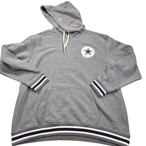 Dallas Cowboys Hoodie Mens 3XL Gray NFL Football NFL Team Apparel Sweatshirt