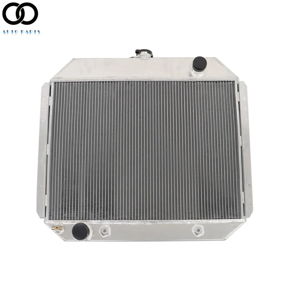 Radiador de 4 filas para Ford F100 F150 F250 F350 1966-1979 Bronco 302 351 400 460 V8 Foto 4 de 4
