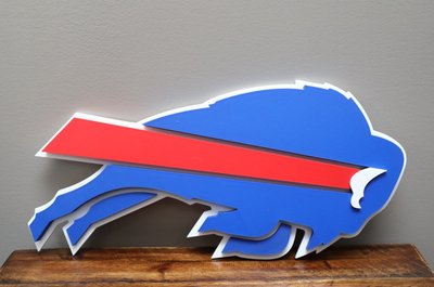 #ad Buffalo Bills Logo Sign 3D Wall and Desk Shelf Art $25.00