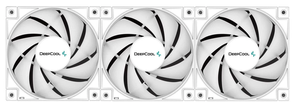 Set of 3 DeepCool FC120 White ARGB LED PWM fans (FC120WH3IN1) - Bild 3 von 3