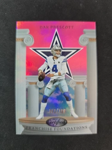2025 Panini Certified Franchise Foundations Dak Prescott #FFO-DPT Pink /199