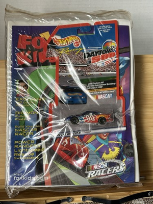 #ad Sealed 2000 Daytona 500 Hot Wheels Fox Kids NASCAR Racers Promo Diecast Car $49.99