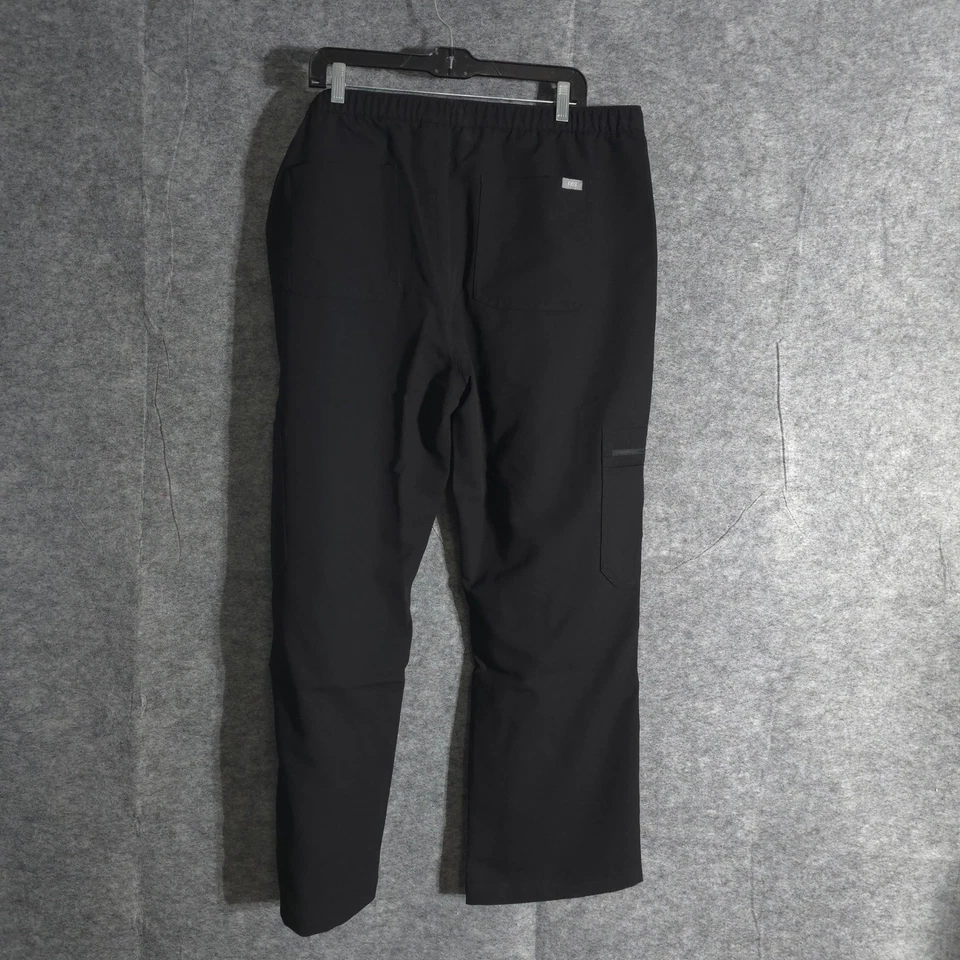 FIGS Cairo Cargo Pants SHORT Sz 2XL Black Technical Collection Drawstring NWT - Image 2 of 4