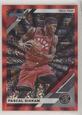 2019-20 Panini Donruss Press Proof Red Laser 86/99 Pascal Siakam #189 0l57
