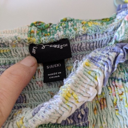 Girls Clothes Lot Art Class Romper Cardigan Lot Of 2 6x Boho Hippie Spring - Picture 2 of 11