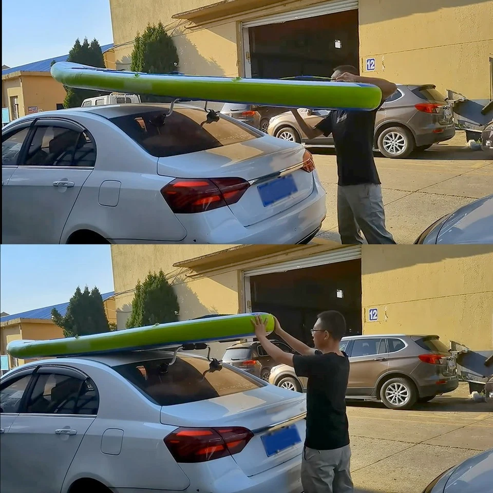 Sch��tzen Sie Ihr Auto Glas Schwerlast Boot Roller f��r Kajak und Kanu zur Monta