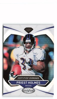 2018 Panini Certified Priest Holmes Certified Diamonds #22 Baltimore Ravens