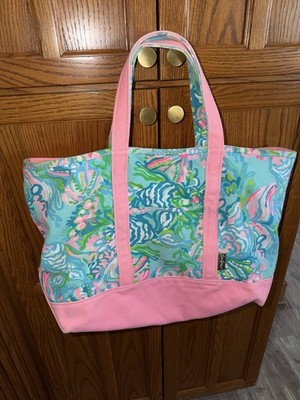 LILLY PULITZER MERCATO TOTE BAG *LILLY LOVES PALM BEACH* MULTI