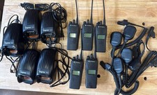 Lot of 5 Motorola XTS 1500 Radio w/ Battery, Charger, Antenna, Microphone
