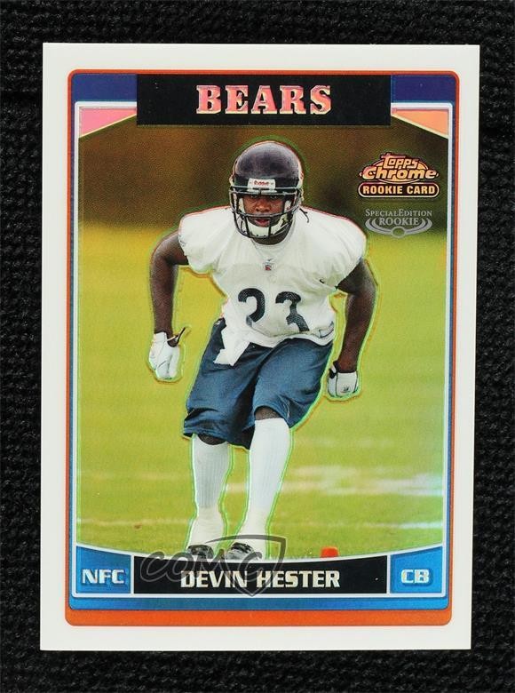 2006 Topps Chrome Refractor Devin Hester #252 HOF 0j3l