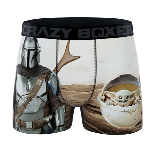 CRAZYBOXER Men's Underwear The Mandalorian Breathable Anti Slip Waistband - Picture 2 of 7